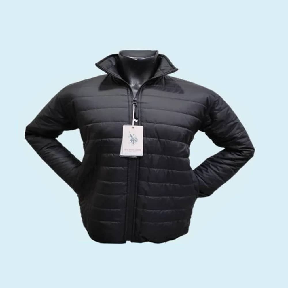 US Polo Assn Quilted Jacket-Balck