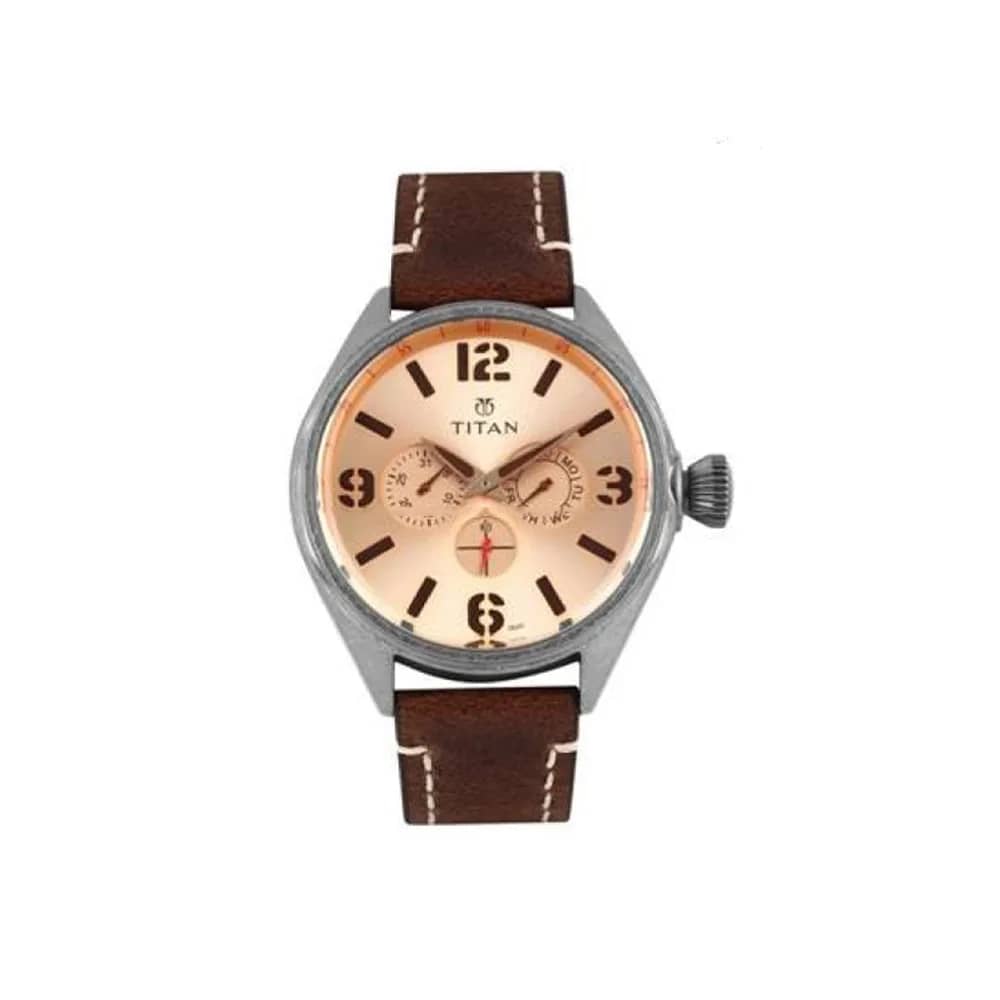 TITAN Wrist Watch brown