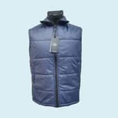 Arrow Sleeveless Jacket-Blue Colour
