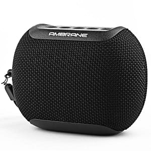 Ambrane BT-47 Portable Bluetooth Speaker with Inbuilt Mic, SD Card & AUX-In Ports and IPX6 Water Resistant Feature (Black)