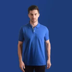 UCB Polo T-Shirt - Polyster Cotton-Royal Blue